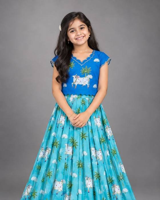 Sky Blue Frock