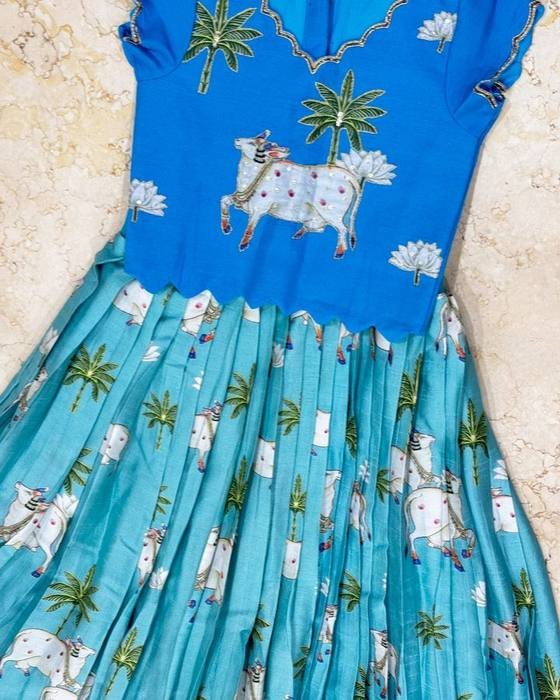Sky Blue Frock