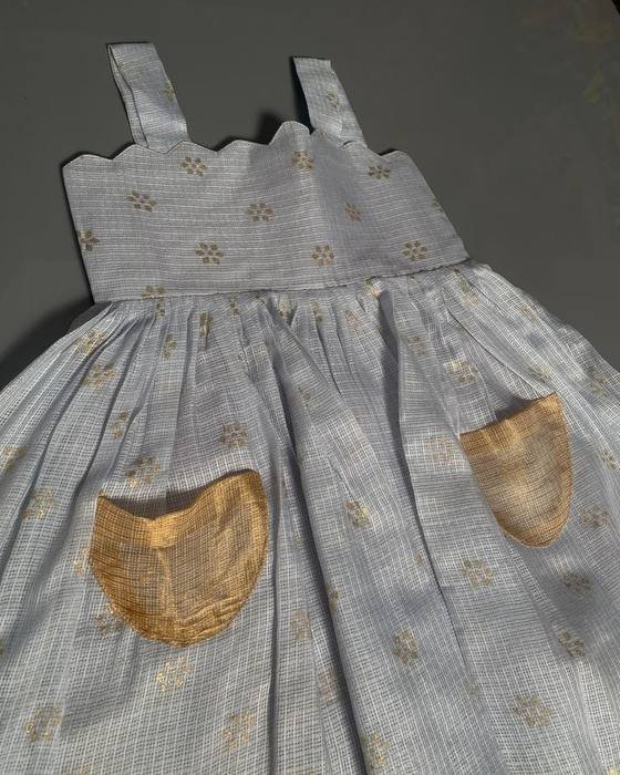 Ivory Pinafore Dress
