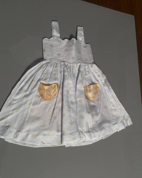 Ivory Pinafore Dress