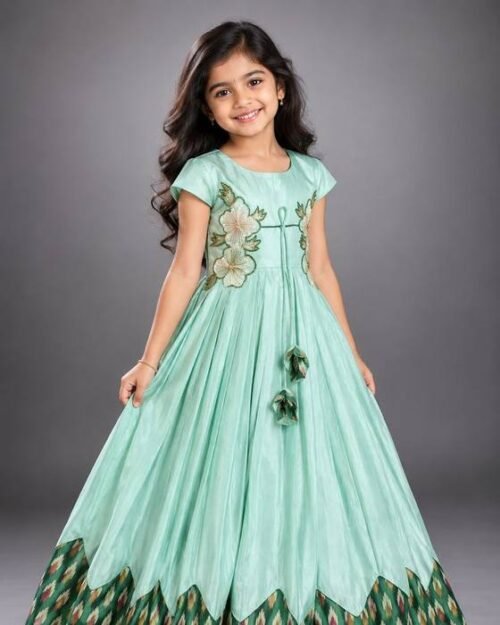 Mint Green Cap-sleeve Dress